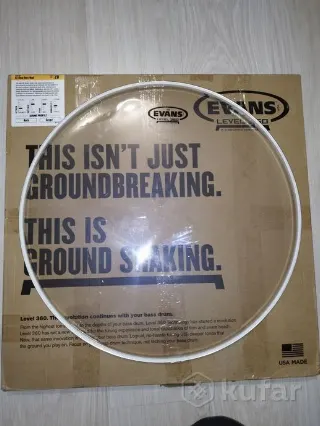 Evans G2 20'',Remo Ambassador 26''