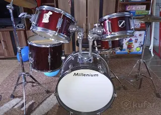 Millenium Focus Junior Drum Set Red