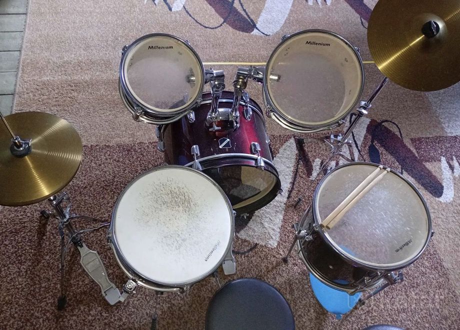 Millenium Focus Junior Drum Set Red — фото 2