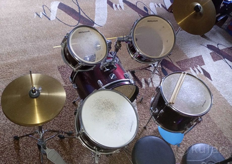 Millenium Focus Junior Drum Set Red — фото 3