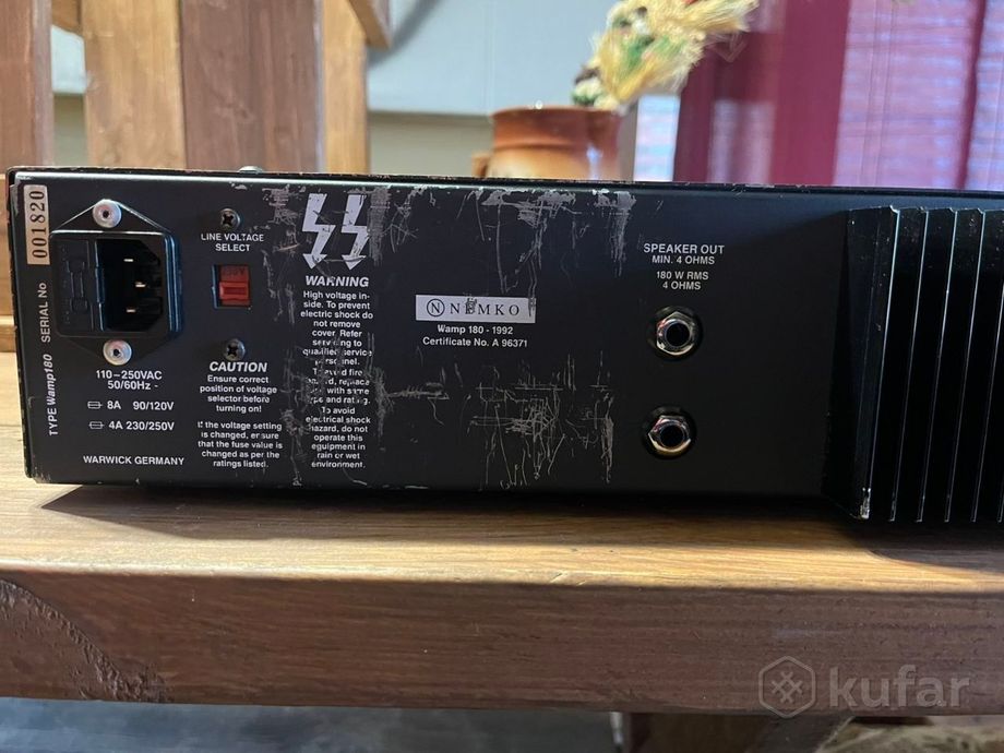 Усилитель басовый WARWIEK 180W — фото 2