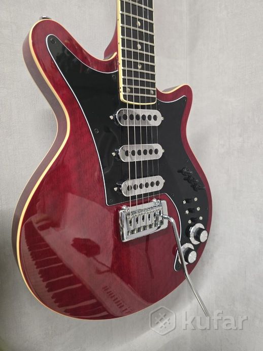 Электрогитара Harley Benton BM-75 Trans Red Custom — фото 2