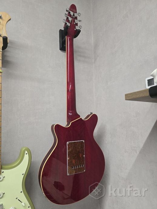 Электрогитара Harley Benton BM-75 Trans Red Custom — фото 4