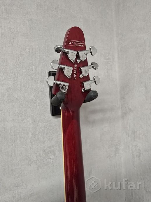 Электрогитара Harley Benton BM-75 Trans Red Custom — фото 5
