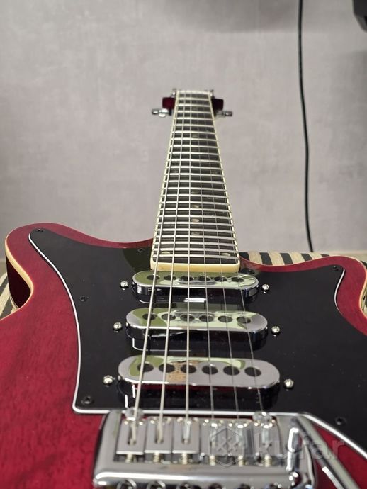 Электрогитара Harley Benton BM-75 Trans Red Custom — фото 6