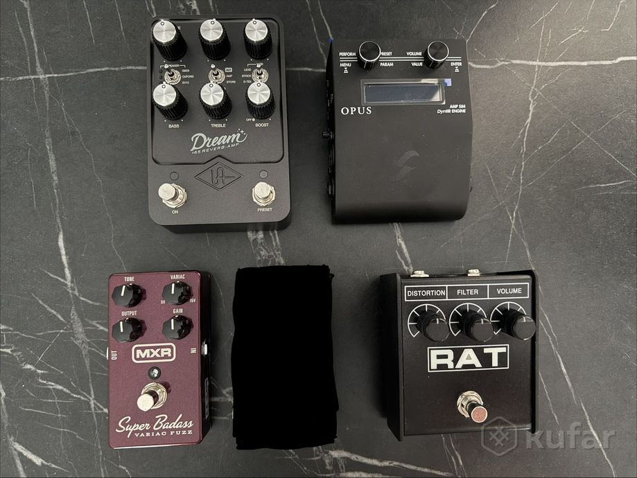 Педали MXR, UAFX, RAT