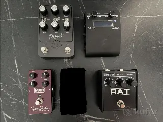 Педали MXR, UAFX, RAT