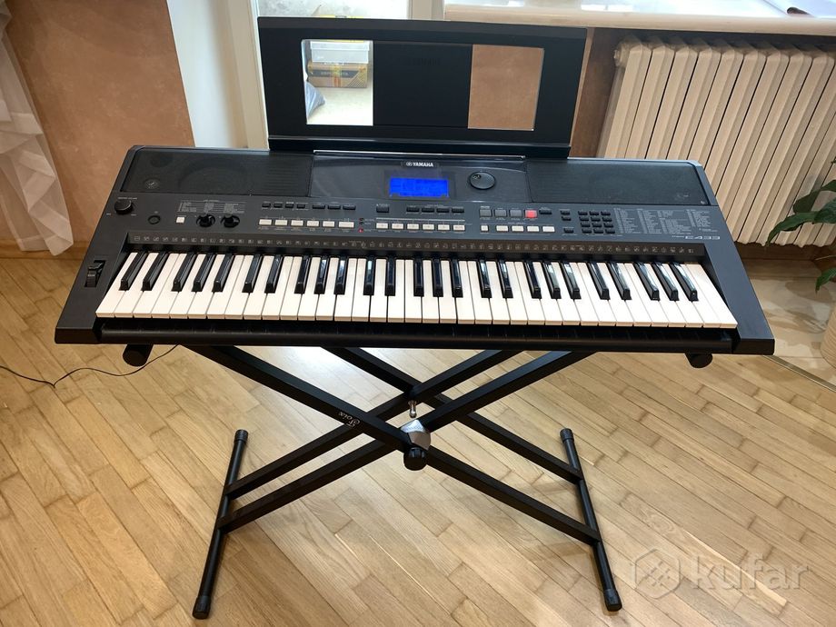 Yamaha PSR-E433, стойка — фото 1