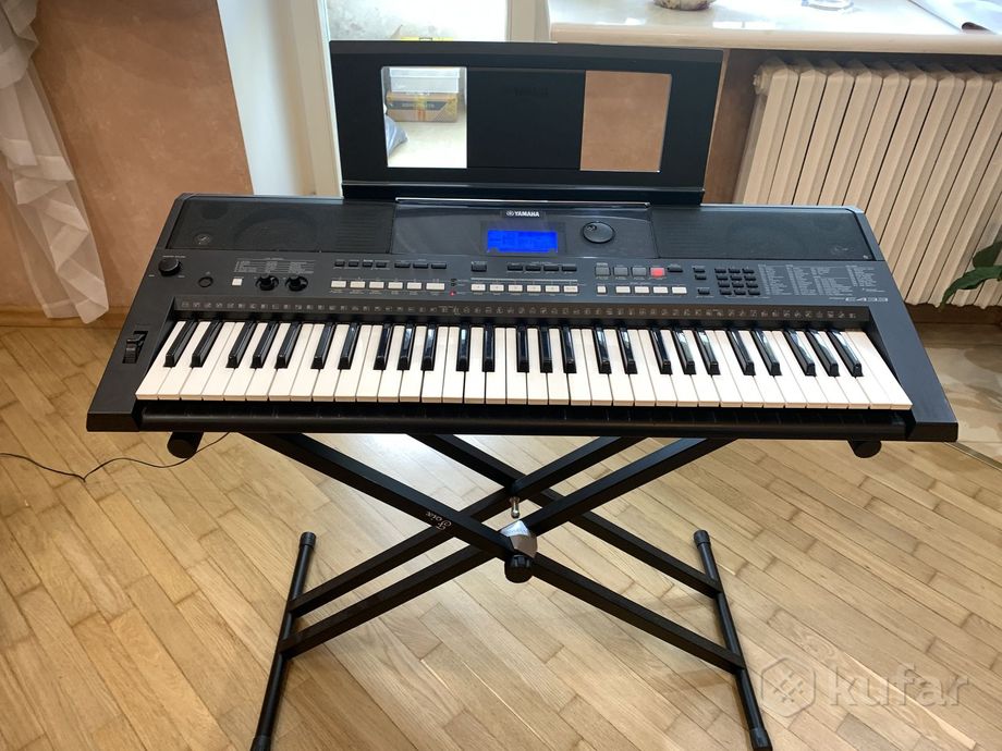 Yamaha PSR-E433, стойка — фото 4