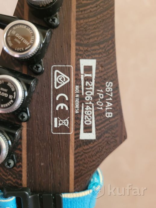 Электрогитара Ibanez S671ALB 1P-01 — фото 5