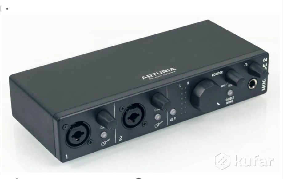 Arturia MiniFuse 2 Black Звуковая карта USB-С — фото 1