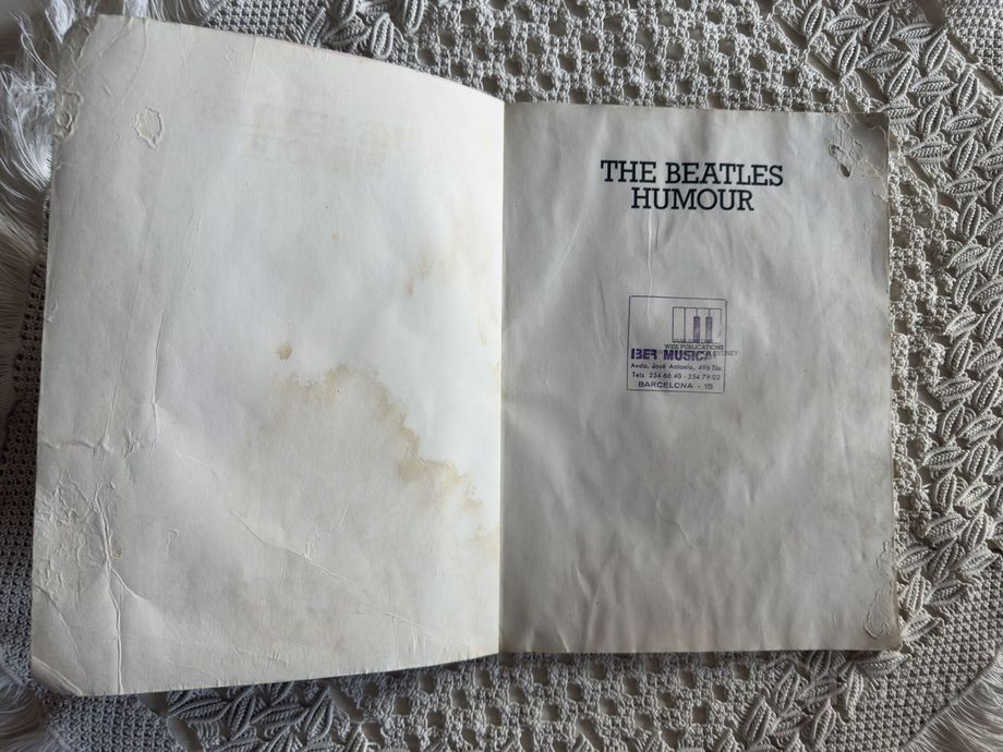 музыкальный сборник The Beatles Humour 1977г — фото 3