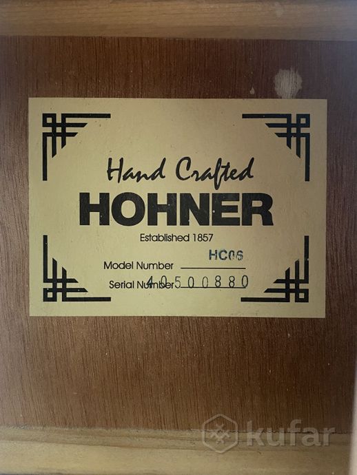 Классическая гитара hohner hc 06 — фото 3