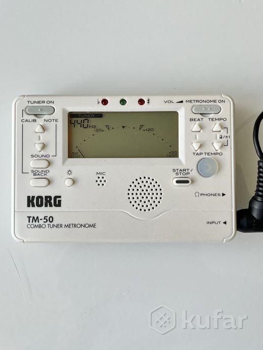 Тюнер-метроном Korg TM-50 + пьезо-прищепка — фото 1