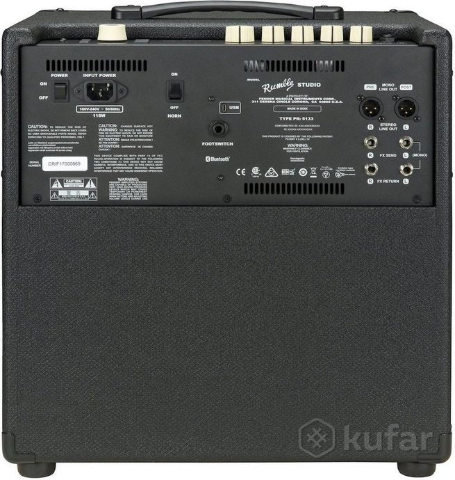 Fender rumble studio 40 Комбоусилитель басовый — фото 3
