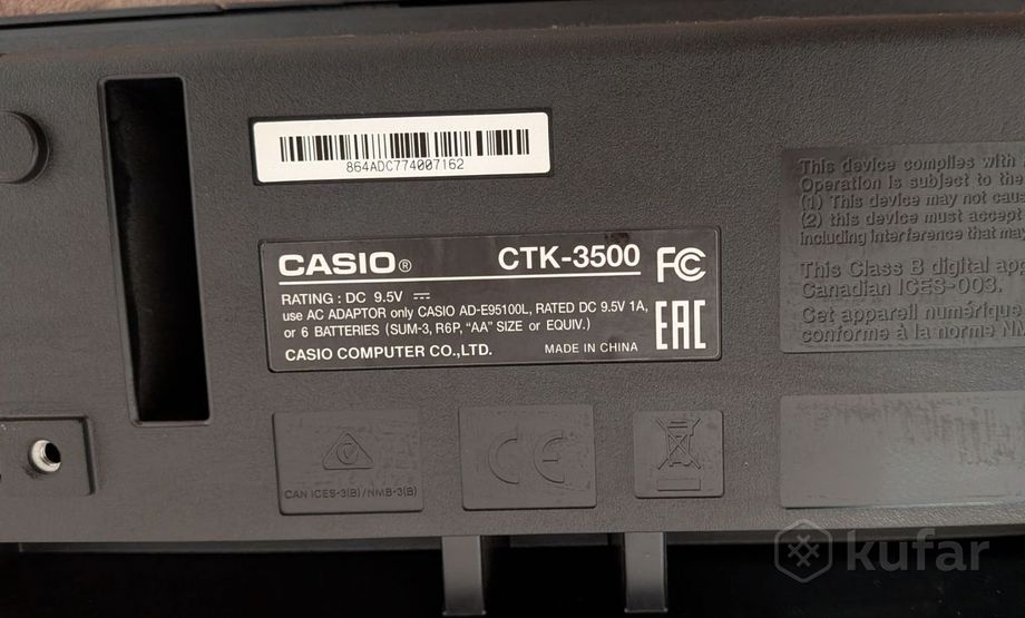 Синтезатор Casio CTK-3500 — фото 2