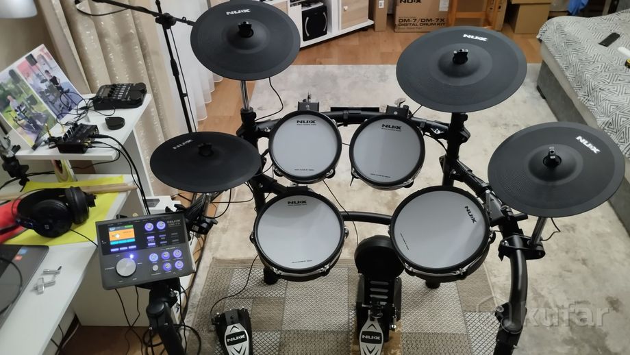 Барабанная установка NUX DM-7x с доп пэдом 10'' — фото 1