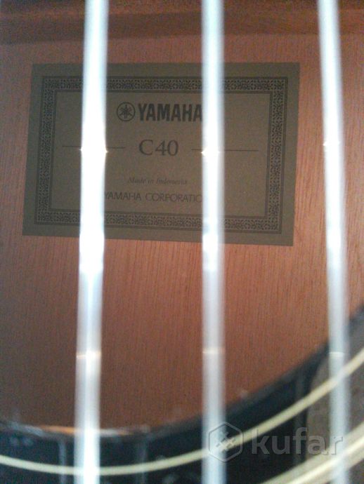 Гитара классическая YAMAHA C40 BLACK — фото 2