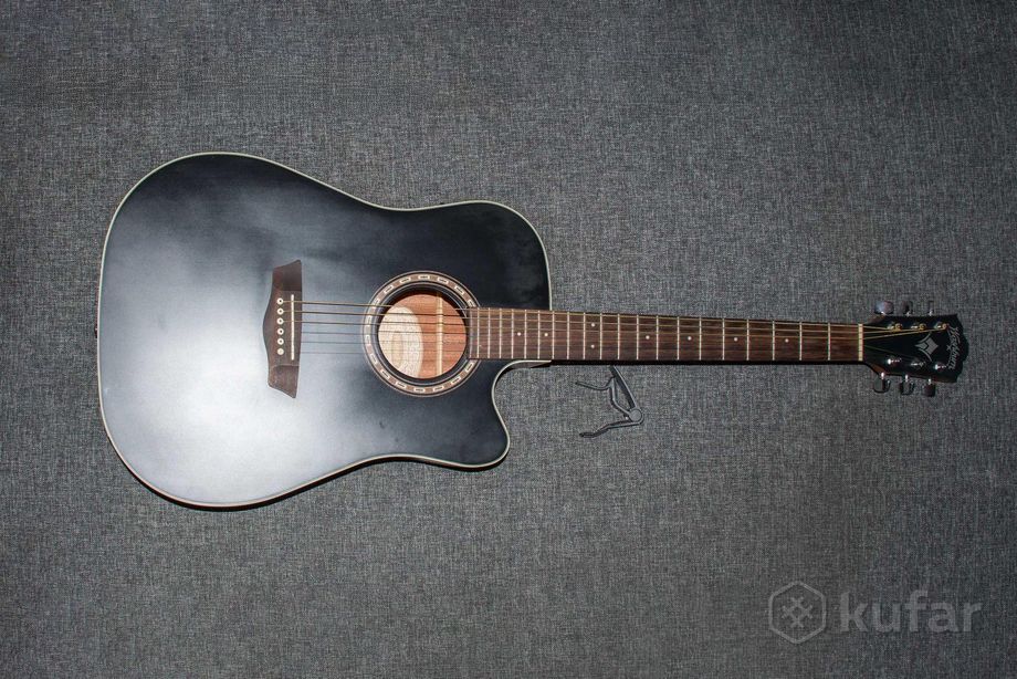 Электроакустическая гитара Washburn WD7SCEBM — фото 1
