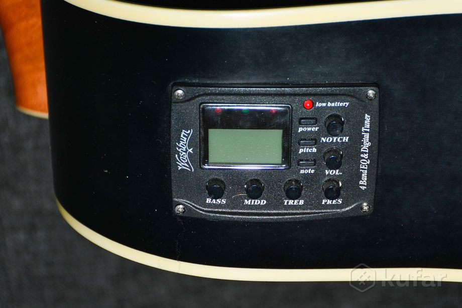Электроакустическая гитара Washburn WD7SCEBM — фото 4