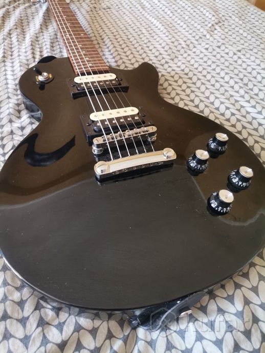 Электрогитара Epiphone Les Paul Studio LT Ebony — фото 2