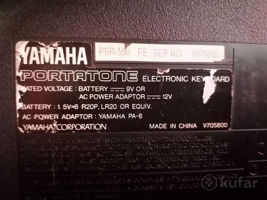Синтезатор Yamaha psr-550 — фото 4