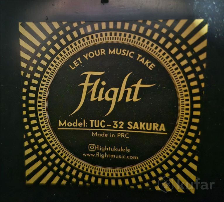 Укулеле концерт Flight TUC-32 Sakura (с чехлом) — фото 8