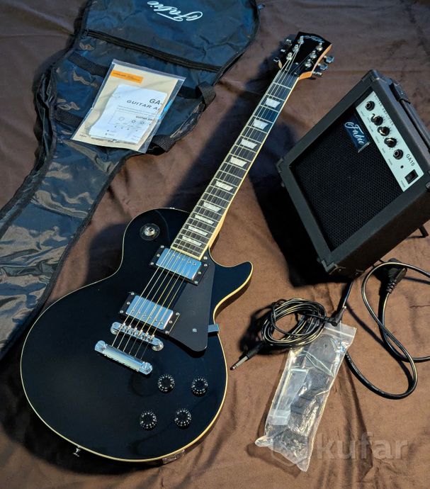 Электрогитара Les Paul + Комбик комплект гитара — фото 1