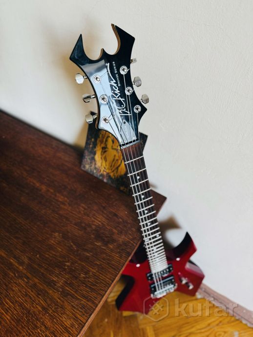 Электрогитара B.C. Rich Warlock красный металлик — фото 6