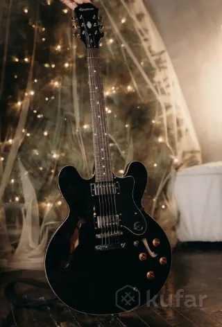 Электрогитара Epiphone ES-335 DOT EBONY