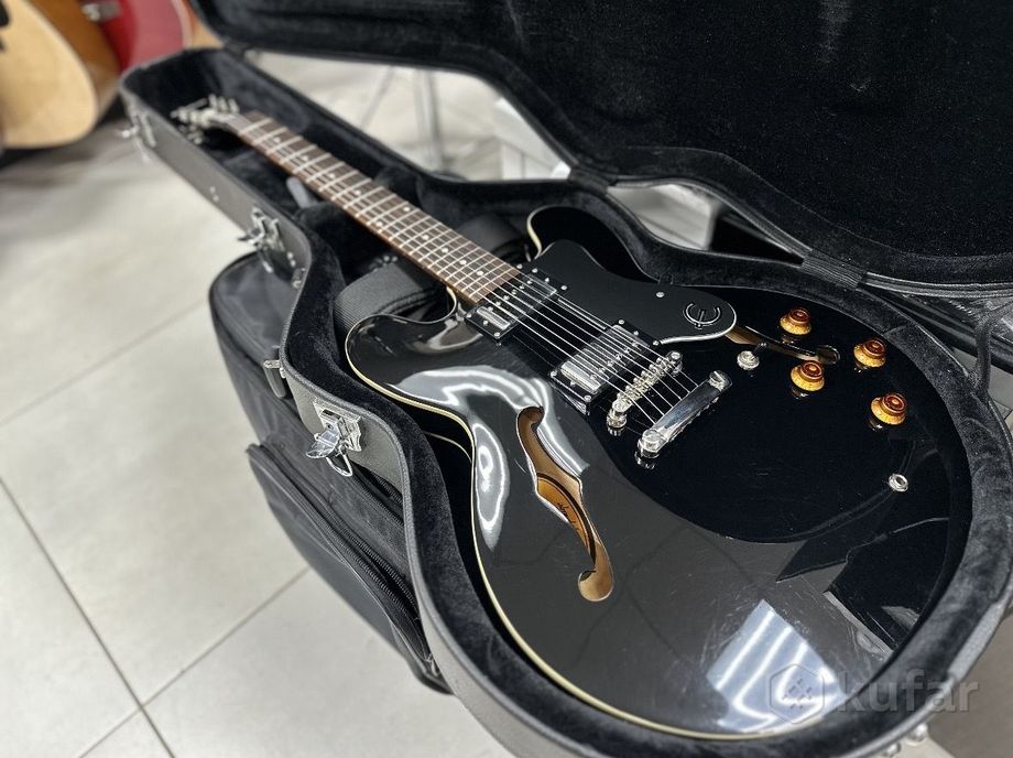 Электрогитара Epiphone ES-335 DOT EBONY — фото 4