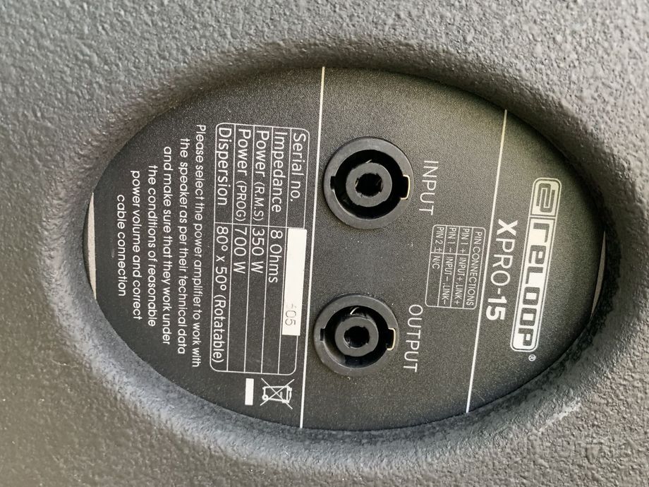 Акустические колонки Reloop XPRO-15 — фото 5