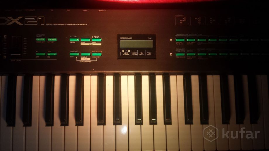 Синтезатор Yamaha DX21 (FM-synth, Japan, 1985) — фото 3