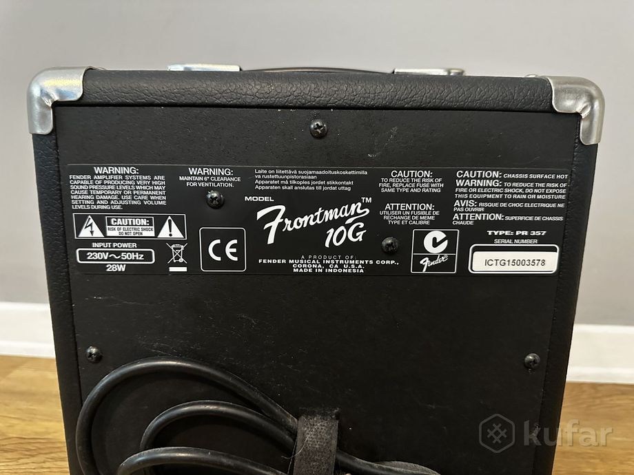 Squier Stratocaster by Fender 1995 + усилитель — фото 5