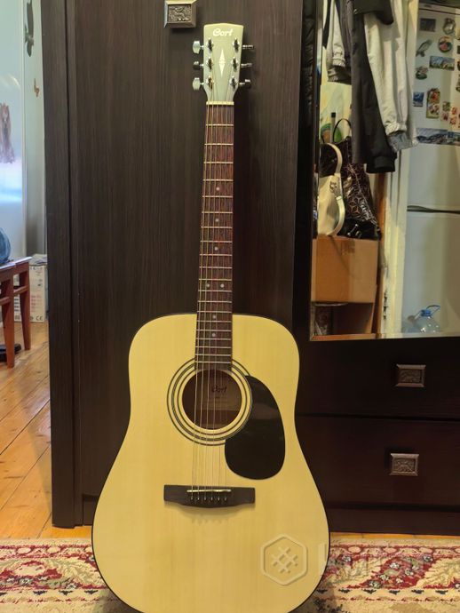 Акустическая гитара Cort AD810 W OP + аксессуары — фото 1