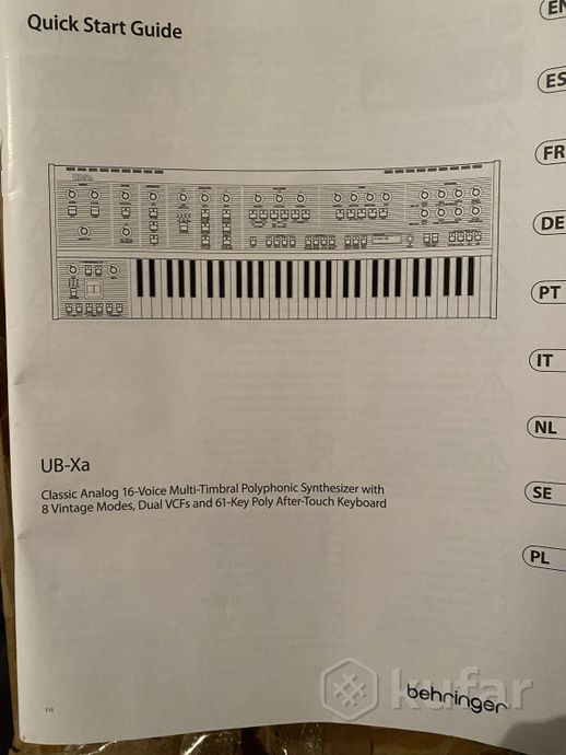 Синтезатор Behringer UB-XA — фото 2