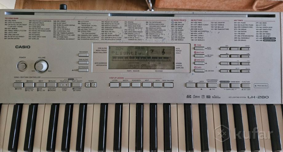 Синтезатор Casio LK-280 — фото 7