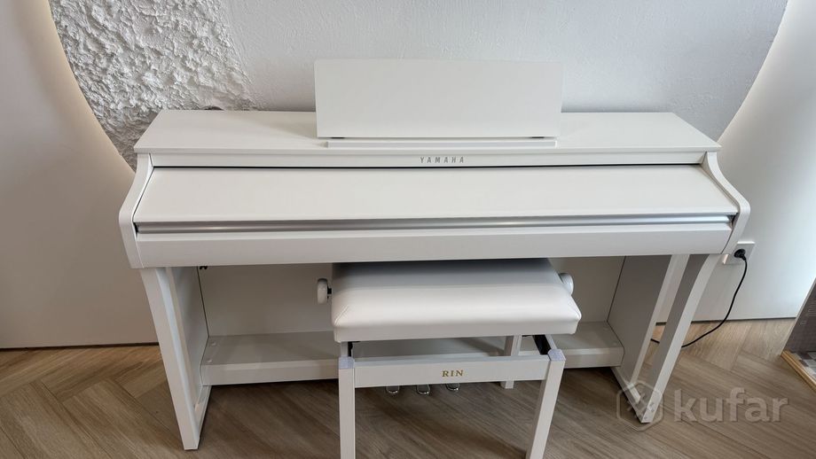 Yamaha Clavinova CLP-825 белый, банкетка — фото 6