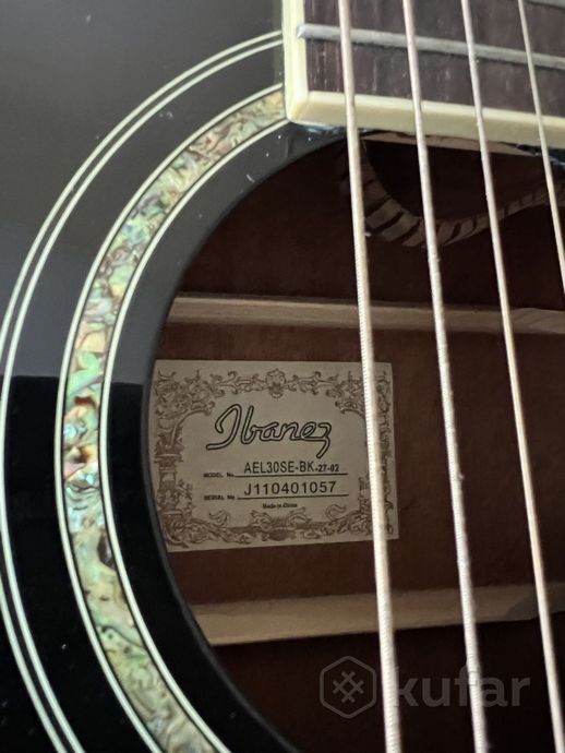 Электроакустическая гитара Ibanez AEL30SE-BK — фото 2