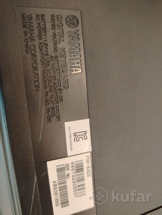 Синтезатор Yamaha PSR-E423 — фото 9