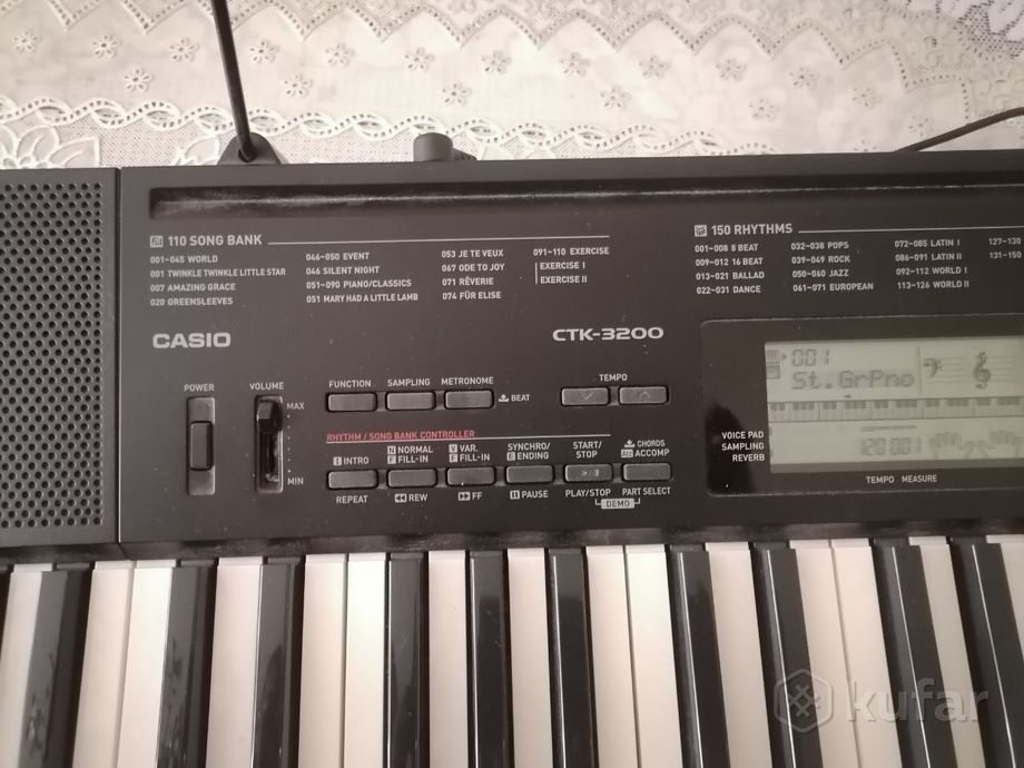 Синтезатор casio CTK-3200 С ПОДСТАВКОЙ — фото 2