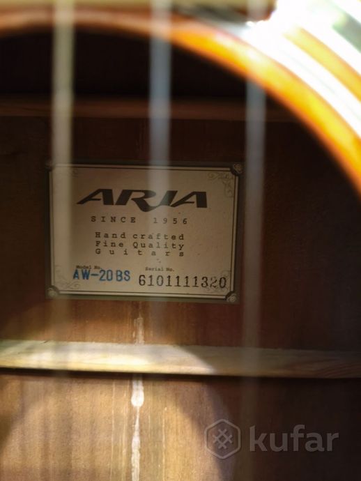 Акустическая гитара Aria AW-20 BS — фото 2
