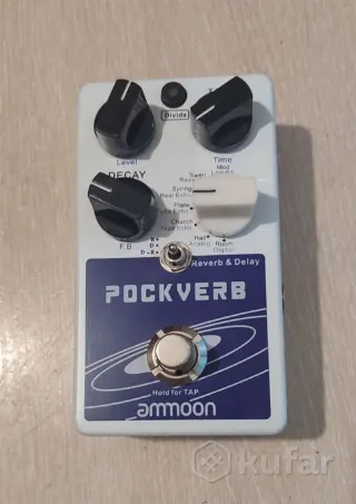 Гитарная педаль эффектов Pockverb reverb + delay