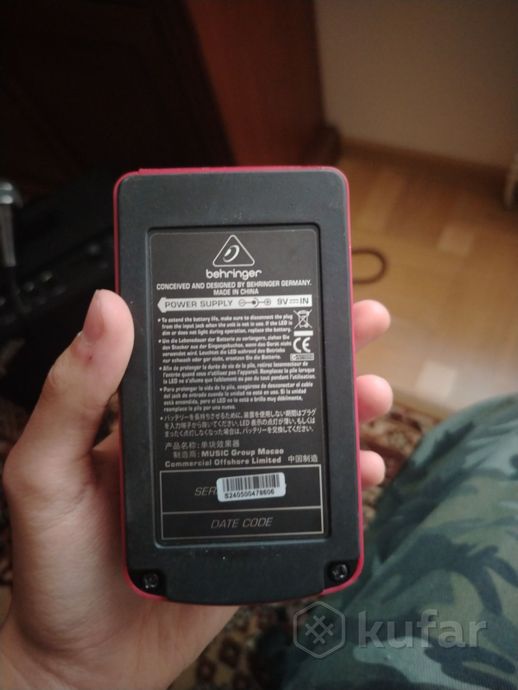 Педаль перегрузка/дисторшин Behringer um300 — фото 3
