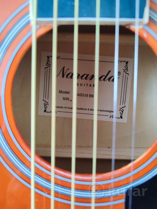 Акустическая гитара Naranda CAG110BS + подарок — фото 3