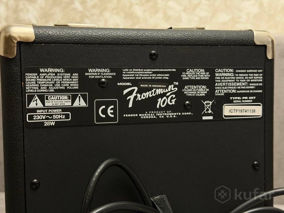 Комбоусилитель Fender Frontman 10G — фото 4