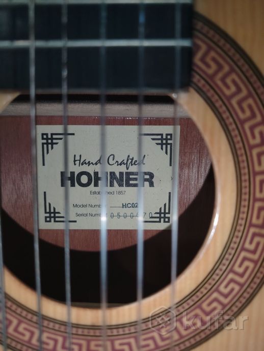 Детская классическая гитара Hohner HC02 + чехол — фото 3