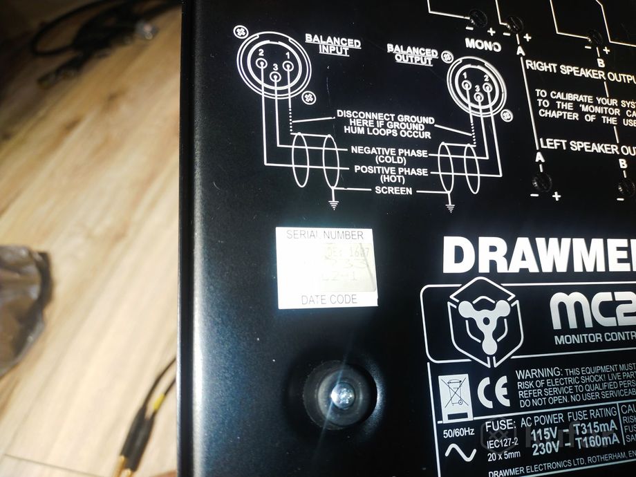 Drawmer MC 2.1 мониторный контроллер — фото 4