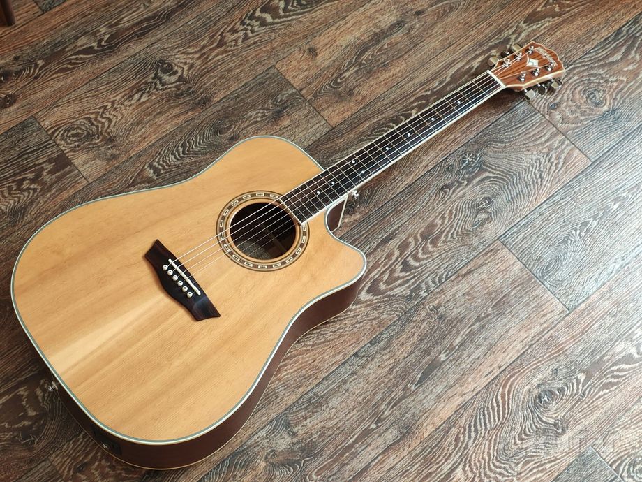 Электроакустическая гитара Washburn WD10SCE NS — фото 3