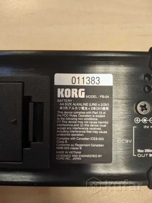 Гитарный тюнер Korg Pitchblack PB-04 — фото 4